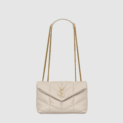 입생로랑 여성 루루 푸퍼 퀄팅 스몰 체인백 - Saint Laurent Womens Loulou Puffer Bag - ysb11843x