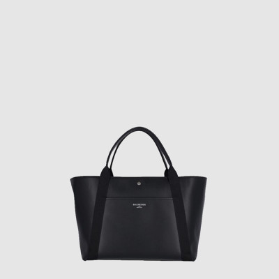 발렌시아가 여성 비아리츠 로고 레더 라지 토트백 - Balenciaga Womens Biarritz Logo Leather Large Tote Bag - bab12014x