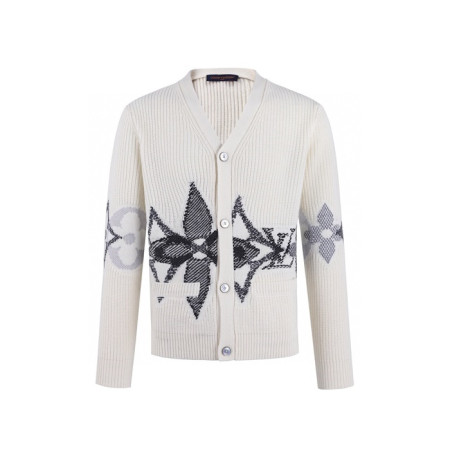 루이비통 남성 브이넥 가디건 - Louis vuitton Mens V-neck Cardigan - lvc9705x