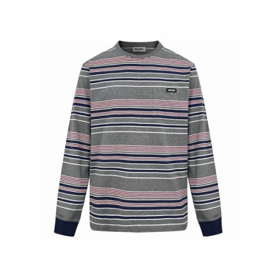 미우미우 남성 라운드 긴팔티 - Miumiu Mens Round Tshirt - mic9709x