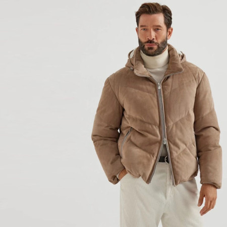 브루넬로쿠치넬리 남성 다운 패딩 - Brunello Cucinelli Mens Down Padding - brc9724x