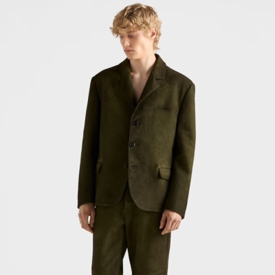 프라다 남성 가죽 자켓 - Prada Mens Leather Jacket - prc9730x