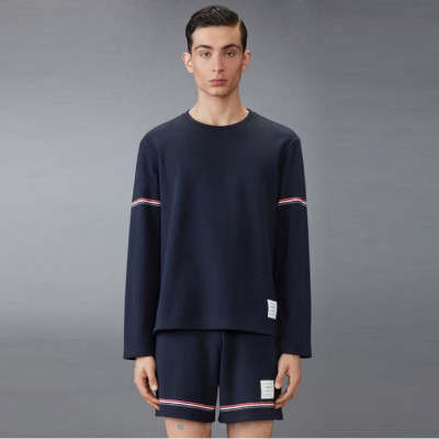 톰브라운 남성 라운드 긴팔티 - Thom Browne Mens Round Tshirts - thc9761x