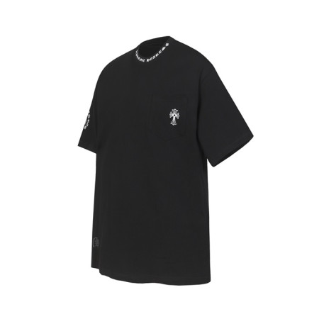 크롬하츠 남성 라운드 반팔티 - Chrom Hearts Mens Round Tshirt - chc12152x