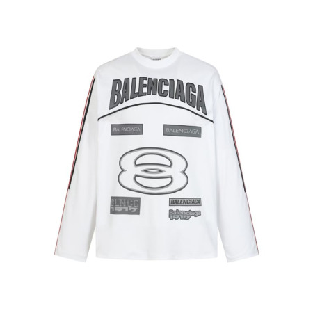 발렌시아가 남성 라운드 긴팔티 - Balenciaga Mens Round Tshirt - bac12164x