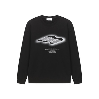 발렌시아가 남성 라운드 긴팔티 - Balenciaga Mens Round Tshirt - bac12166x