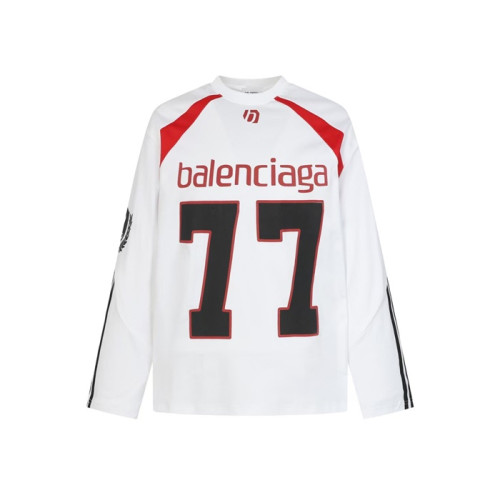 발렌시아가 남성 라운드 긴팔티 - Balenciaga Mens Round Tshirt - bac12168x