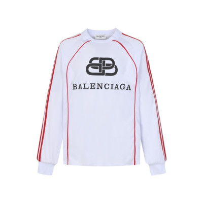 발렌시아가 남성 라운드 긴팔티 - Balenciaga Mens Round Tshirt - bac12175x