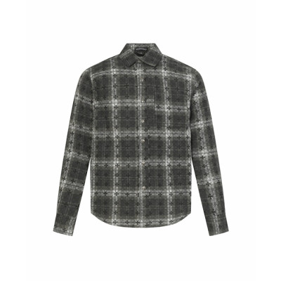 크롬하츠 남성 체크 셔츠 - Chrom hearts Mens Flanner Shirts - chc12176x