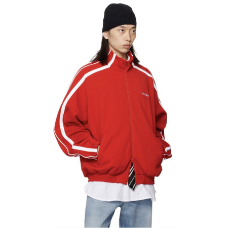 베트멍 남/녀 집업 자켓 - Vetements Unisex Zip-up Jacket - vec12187x