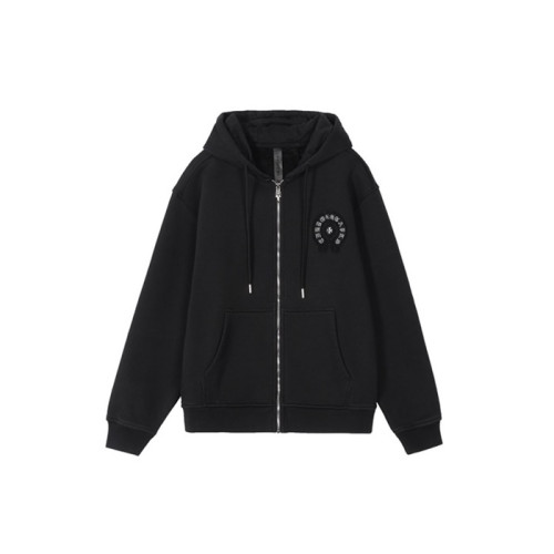 크롬하츠 남성 집업 후디 - Chrom hearts Mens Zip-up Hooded - chc12191x