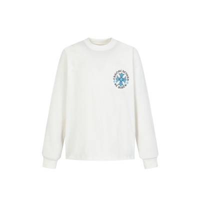 크롬하츠 남성 라운드 긴팔티 - Chrome Hearts Mens Round Tshirt - chc12204x