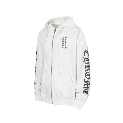 크롬하츠 남성 집업 후디 - Chrom hearts Mens Zip-up Hooded - chc12203x