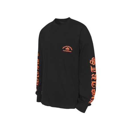 크롬하츠 남성 라운드 긴팔티 - Chrome Hearts Mens Round Tshirt - chc12217x