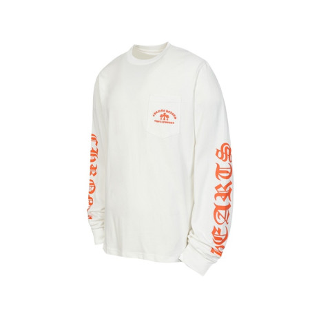 크롬하츠 남성 라운드 긴팔티 - Chrome Hearts Mens Round Tshirt - chc12218x