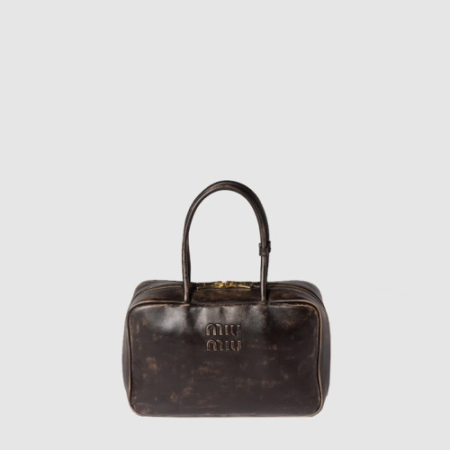 미우미우 여성 가죽 보 백 - Miumiu Womens Beau Bag - mib12174x