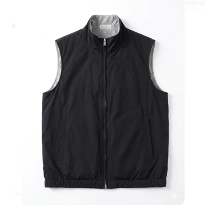 브루넬로쿠치넬리 남성 다운 베스트 - Brunello Cucinelli Mens Down Vest - brc12298x