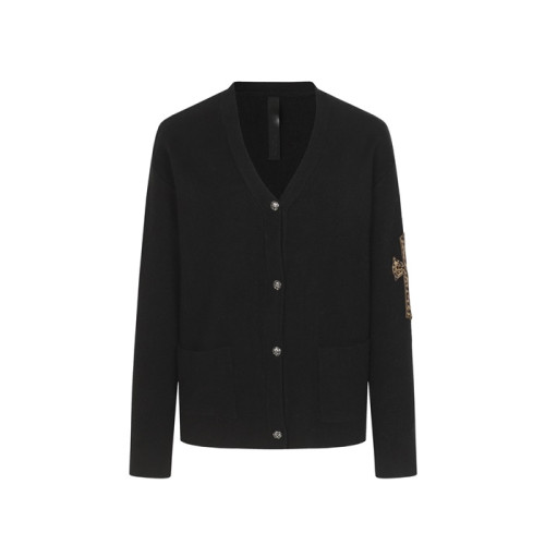 크롬하츠 남성 브이넥 가디건 - Chrom hearts Mens V-neck Cardigan - chc12330x