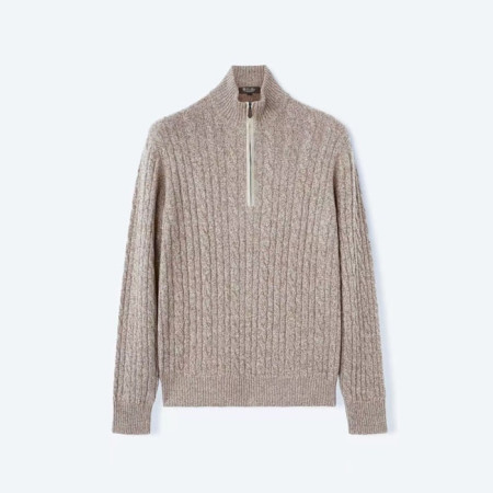 로로피아나 남성 집업 스웨터 - Loro Piana Mens Zip-up Sweater - lpc12333x