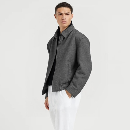 브루넬로쿠치넬리 남성 베이직 재킷 - Brunello Cucinelli Mens Basic Jacket - brc12347x