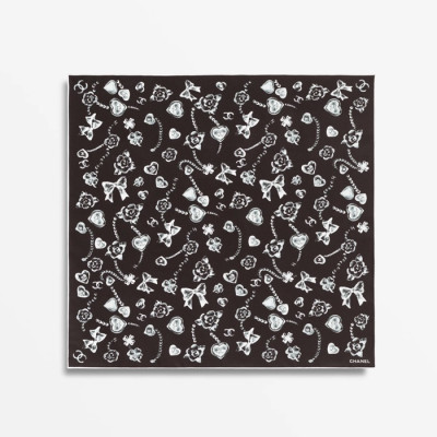 샤넬 여성 스퀘어 스카프 - Chanel Womens Square Scarf - acc6200x