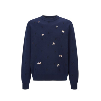루이비통 남성 라운드 스웨터 - Louis vuitton Mens Round Sweater - lvc12362x