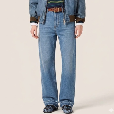 미우미우 여성 빈티지 청바지 - Miumiu Womens Vintage Jeans - mic12445x