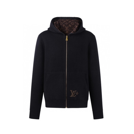 루이비통 남성 양면 후드 자켓 - Louis vuitton Mens Reversible Hood Jacket - lvc12458x