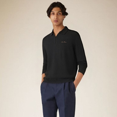 로로피아나 남성 폴로 스웨터 - Loro Piana Mens Polo Sweater - lpc12473x
