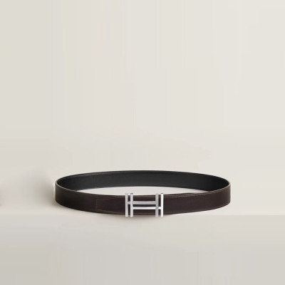 에르메스 남성 H au Carre 버클 리버서블 벨트 - Hermes Mens H au Carre Réversible Belt - bel432x