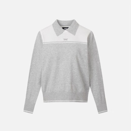 PXG 여성 칼라 블록 스웨터 - gol1912x