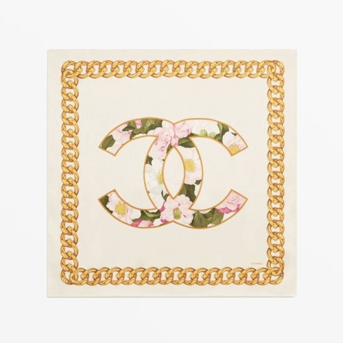 샤넬 여성 까멜리아 스퀘어 스카프 - Chanel Womens Camellia Square Scarf - acc6298x