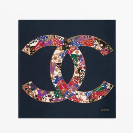 샤넬 여성 까멜리아 스퀘어 스카프 - Chanel Womens Camellia Square Scarf - acc6299x