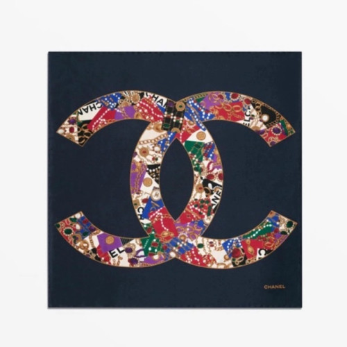 샤넬 여성 까멜리아 스퀘어 스카프 - Chanel Womens Camellia Square Scarf - acc6299x