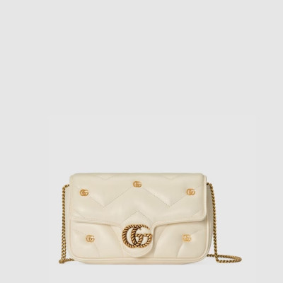 구찌 여성 GG 마몽 체인 숄더백 - Gucci Womens GG Marmont Chain Shoulder Bag - gub12563x