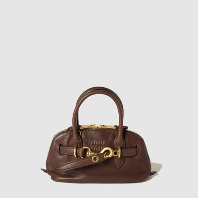 미우미우 여성 아방뛰르 미니 나파 가죽 백 - Miumiu Womens Avanture Mini Nappa Leather Bag - mib12573x