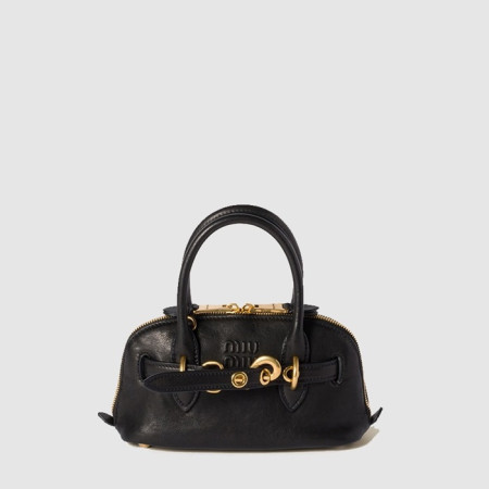 미우미우 여성 아방뛰르 미니 나파 가죽 백 - Miumiu Womens Avanture Mini Nappa Leather Bag - mib12574x