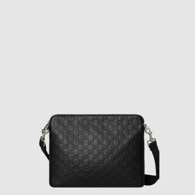 구찌 남성 GG 엠블럼 미디엄 크로스백 - Gucci Mens GG Emblem Medium Crossbody Bag - gub12613x