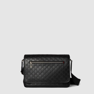 구찌 남성 GG 엠블럼 미디엄 크로스백 - Gucci Mens GG Emblem Medium Crossbody Bag - gub12614x