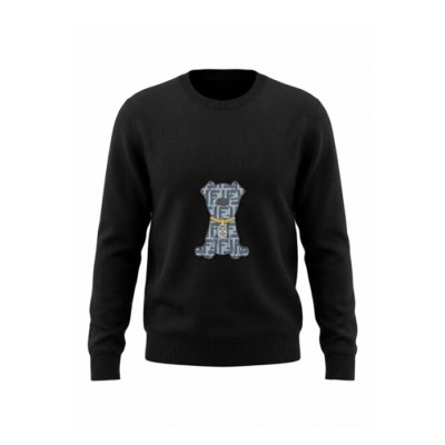 펜디 남성 라운드 스웨터 - Fendi Mens Round Sweater - fec12539x