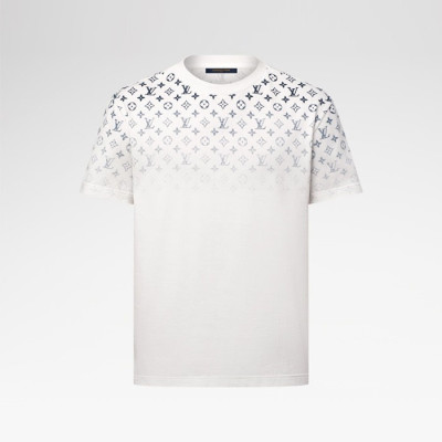 루이비통 남성 라운드 반팔 티셔츠 - Louis vuitton Mens Round Tshirt - lvc12548x