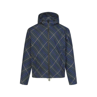 버버리 남성 체크 후드 재킷 - Burberry Mens Check Hooded Jacket - buc12622x