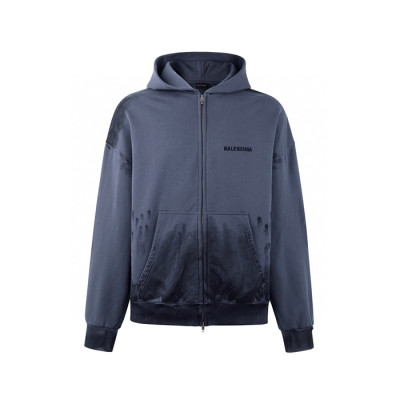 발렌시아가 남성 집업 후드티 - Balenciaga Mens Zip-up Hooded - bac12691x