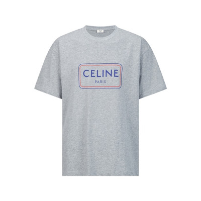 셀린느 남성 반팔 티셔츠 - Celine Mens Round Tshirt - cec12705x