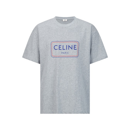 셀린느 남성 반팔 티셔츠 - Celine Mens Round Tshirt - cec12705x