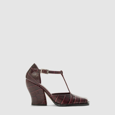 로에베 여성 온다 T 바 펌프스 - Loewe Womens Onda T Bar Pumps - los8874x