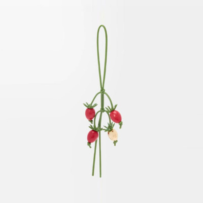 로에베 남/녀 토마토 가지 수지 참 - Loewe Unisex Tomato Eggplant Resin Charm - acc6450x