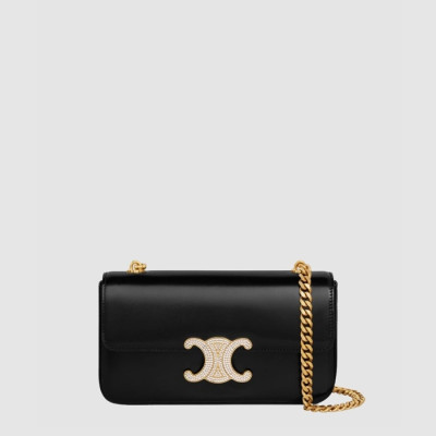 셀린느 여성 퀴르 트리오페 체인 숄더백 - Celine Womens Cur Triomphe Chain Shoulder Bag - ceb13081x