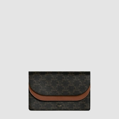 셀린느 여성 웰렛 온 스트랩 트리오페 - Celine Womens Wallet on Strap Triomphe - ceb13090x