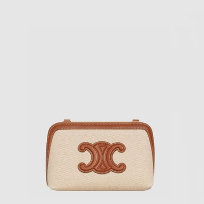 셀린느 여성 트리오페 체인 미니백 - Celine Womens Triomphe Chain Mini Bag - ceb13094x